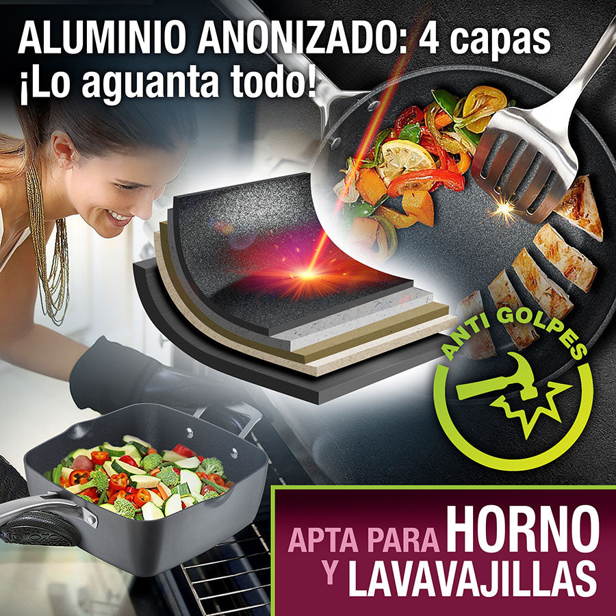 SET DE COCINA GRANITESTONE ARMOR MAX