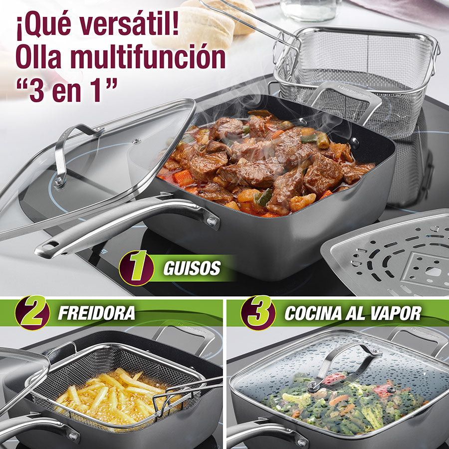 SET DE COCINA GRANITESTONE ARMOR MAX