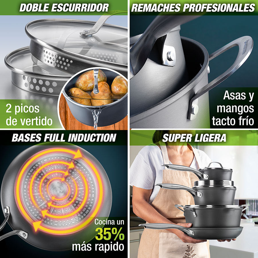 SET DE COCINA GRANITESTONE ARMOR MAX